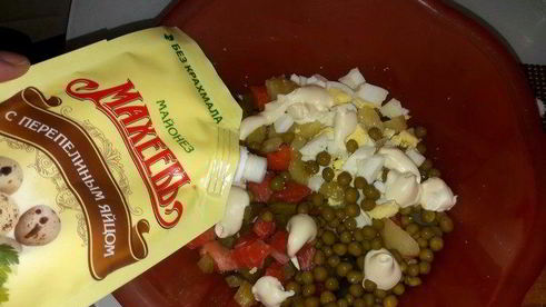 рыбный оливье