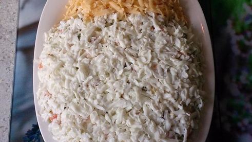 салат оливье овечка