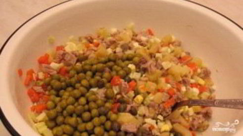 салат оливье с индейкой