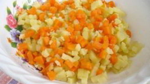 салат оливье с мясом