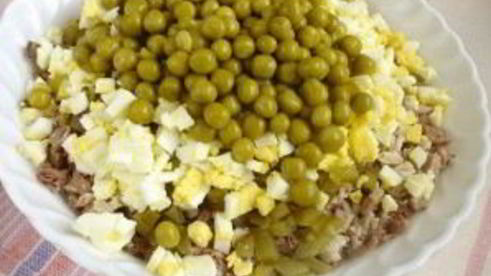 салат оливье с мясом