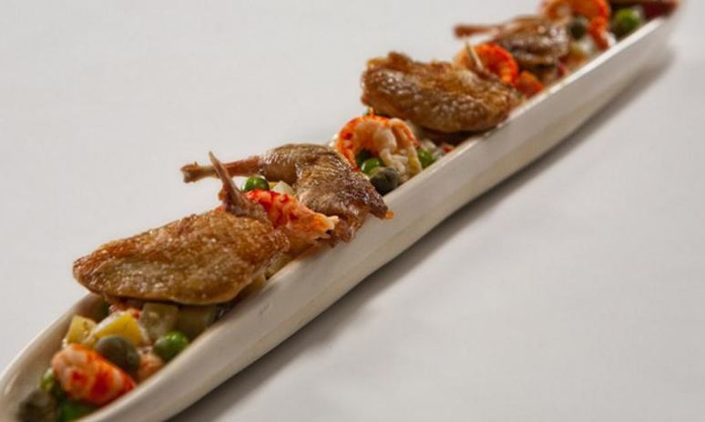 Рецепт салата оливье с раковыми шейками