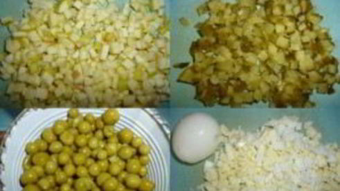 салат оливье с яблоками