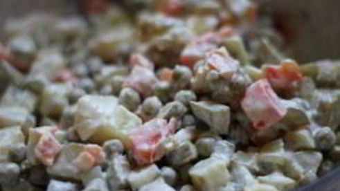 вегетарианский оливье