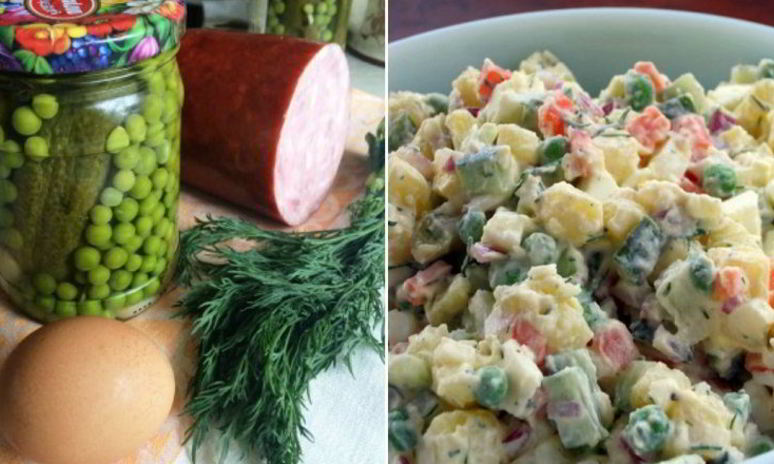 Рецепт заготовки для оливье