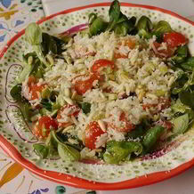 Салаты с рисом