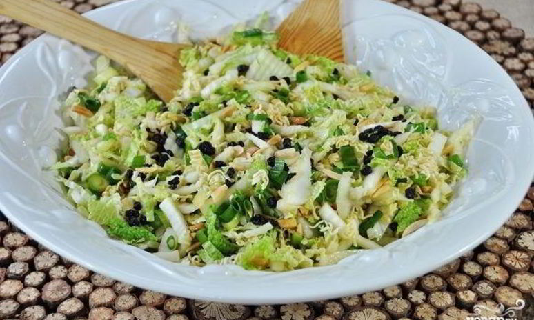 Рецепт простого салата из пекинской капусты