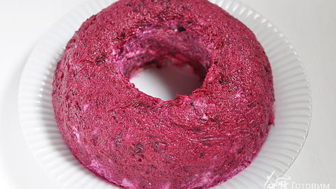 салат гранатовый браслет