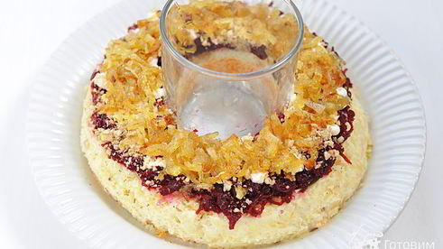 салат гранатовый браслет