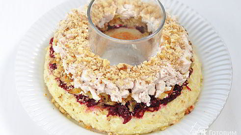 салат гранатовый браслет