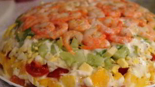 Салат из манго