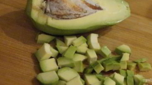 салат из манго