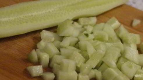 салат из манго