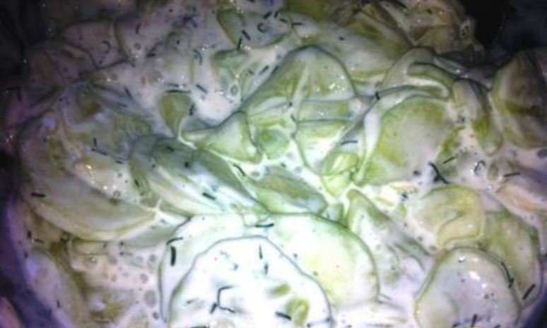 Рецепт салата из огурцов по-польски мизерия