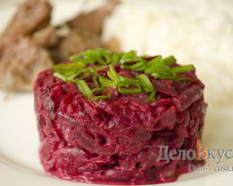 Салат из вареной свёклы