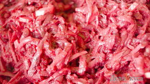 салат из вареной свёклы