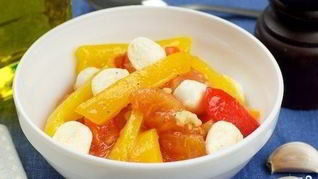 Салат из запеченных перцев