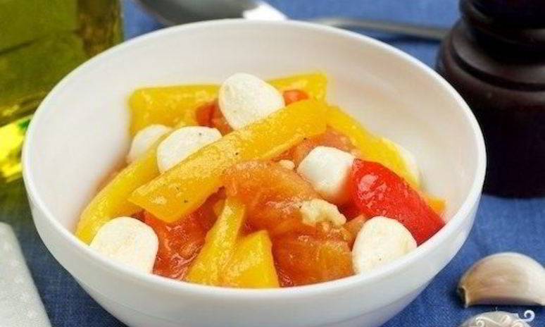 Рецепт салата из запеченных перцев