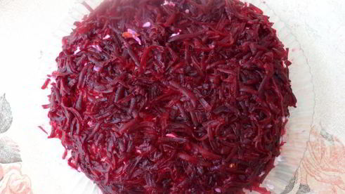 салат мимоза с горбушей