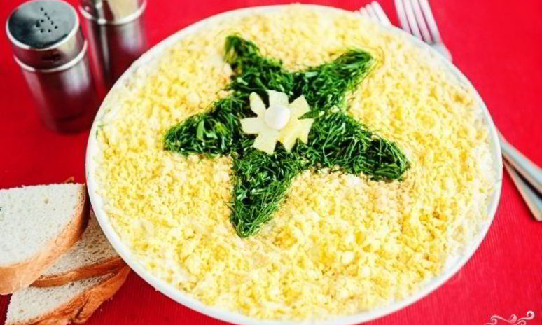 Рецепт салата мимоза с картошкой