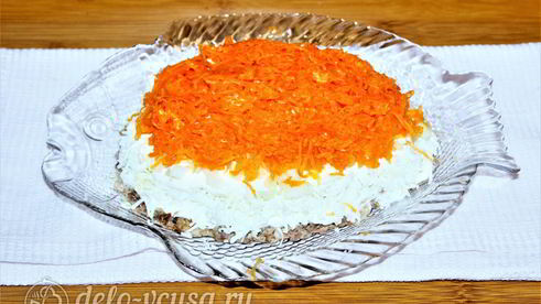 салат мимоза с сардиной