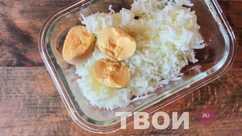 салат мимоза с тунцом