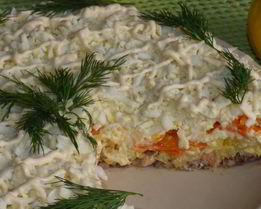 Салат Мимоза