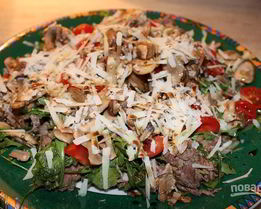 Салат мясной из говядины