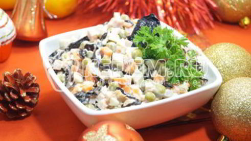 салат новогодняя феерия