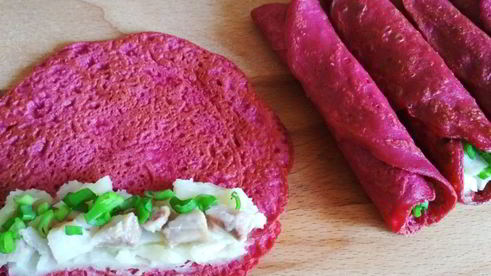 блинчики свекольные селедка под шубой