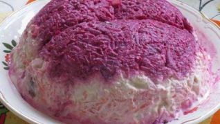 Диетическая селедка под шубой