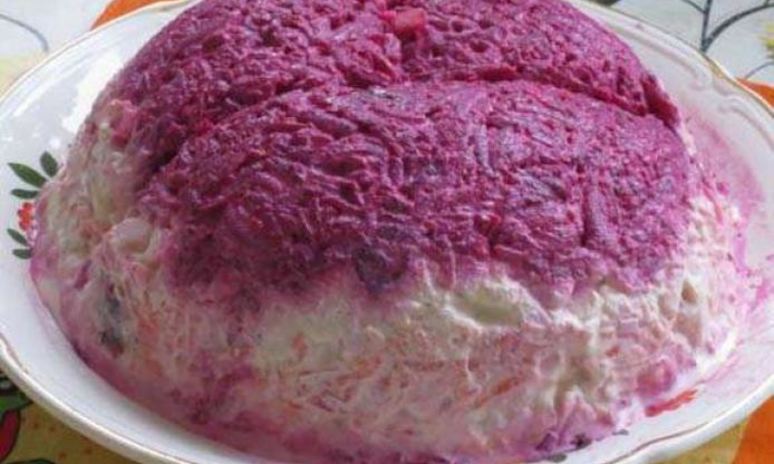 Рецепт диетической селедки под шубой