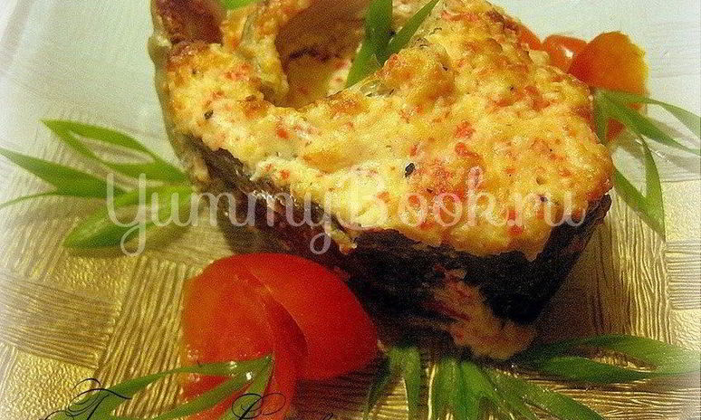 Рецепт форели под крабовой шубкой