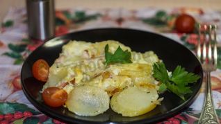 Картошка под шубой в духовке