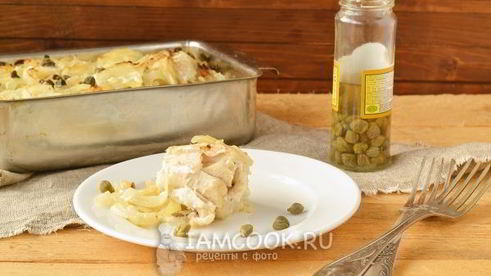 хек под шубой с каперсами