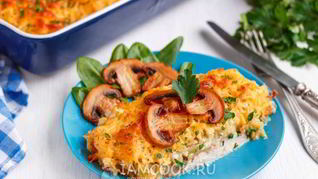 Куриная грудка под шубой в духовке