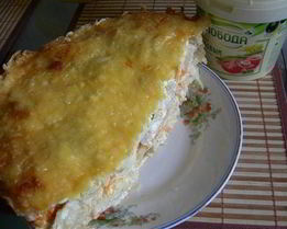 Куриное филе под шубой