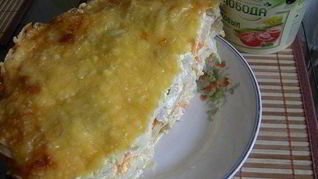 Куриное филе под шубой