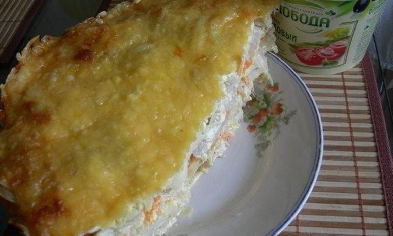 Рецепт куриного филе под шубой