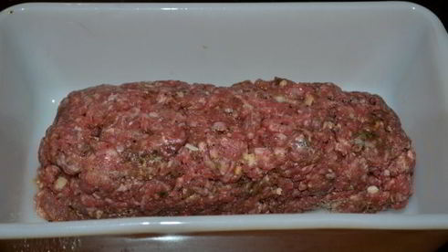 мясной хлеб под шубой