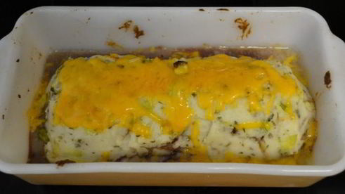 мясной хлеб под шубой