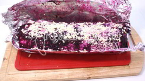 салат-рулет селедка под шубой