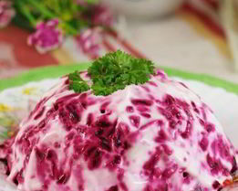 Салат Рыба под шубой