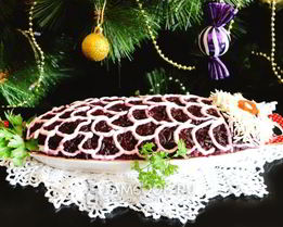 Салат Шпроты под шубой