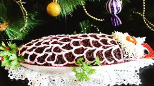 Салат Шпроты под шубой