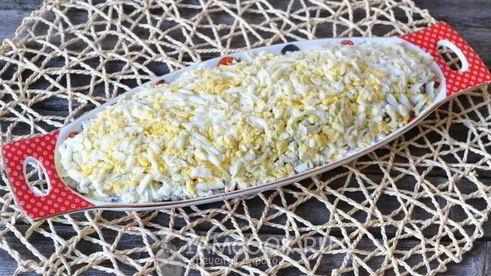 салат шпроты под шубой