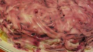 Салат Скумбрия под шубой