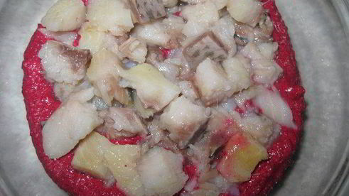 салат-суфле селедка под шубой