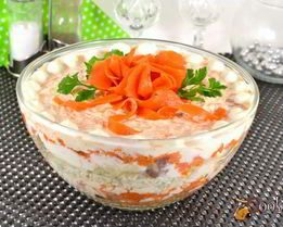 Сельдь под шубой без свеклы