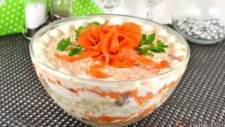 Сельдь под шубой без свеклы